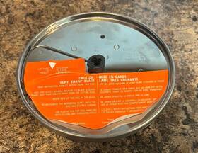 Fp-12asd Cuisinart Fp12asd Food Processor Blade Slicing Disc
