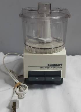 Gb-dlc1 Cuisinart Vintage Cream Mini-prep Processer 1996 #gb-dlc1