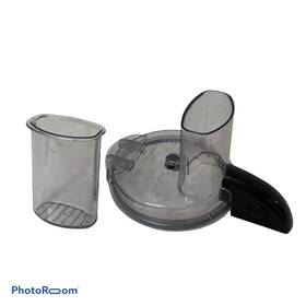 Mfp-107dc Cuisinart Elite Work Bowl Cover Lid Mfp-bkwbc And Mfp-p Pusher Euc - N4
