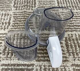Cuisinart Mfp-108wbc Food Processor Work Bowl Cover Lid And Pushers Replacement