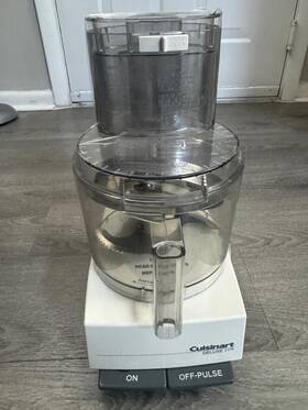Mo335664 Cuisinart Delux 11 Tm Processor Food Cup 2 Horse Power