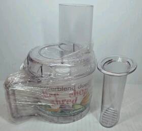 Bfp-10wb Cuisinart Powerblend Duet Bfp-10wp Cusinart Cbfp-10 Lid Bowl Cbfr-ftp Pusher Blade New