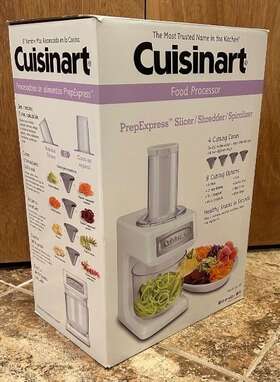 Ssl-100 Cuisinart Prep Express Food Processor Slice Shred Spiral More