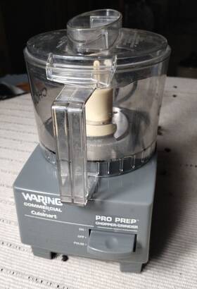 06790 Cuisinart/waring Commercial Pro Prep Well Bowl Lid Blade Ct Chopper