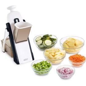 K50008-blk Dash Safe Slice Mandoline Slicer Dicer For Vegetables With Thickness Adjuster