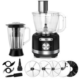 Davivy 617256328460 16 Cup Food Processor Blender Combo 10-in-1 Multifunction 3.8l Meat