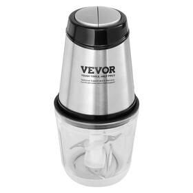 4-wing Doba 840349955308 2 Speed Vevor Food Processor With Stainless Steel Blades 2.5 Cup Glass