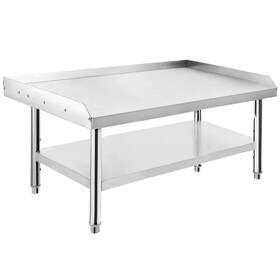 Jwcmiq2cdbvl385-eubhugfm Ecoexplorer Stainless Steel Equipment Grill Stand Table 48 Inch X30 X24 1000 Lbs Top Shel