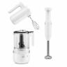 Ekb-khmb732wh Kitchenaid Kitchen Aid White Cordless Small Appliances Set Hand Mixer