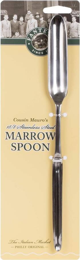 48022 Fantes Marrow Spoon 18/8 Stainless Steel Ideal For Both Single Silver
