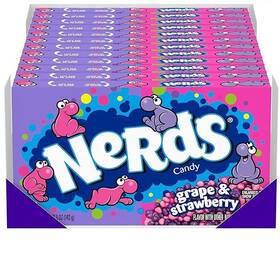 79200616007 Ferrara Nerds Candy Grape And Strawberry 5 Ounce Movie Theater Pack Of 12