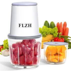 Flzh 760627801267 Baby Food Processor Meat Grinder Electric Glass Blender Vegetables Fruits&nuts