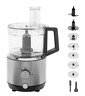 G8p1aasspss Ge Food Processor With Accessories Variable Speeds Stainless 084691857617