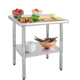 Garvee 198290523061 Stainless Steel Table For Prep And Work 30x24x35 In Nsf Metal Commercial Kitc