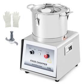 1100w Garveehome 967757896376 Commercial Food Processor 10.6 Quart Electric Vegetable Chopper Meat G