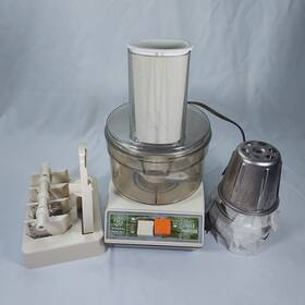 42oa Ge General Electric Food Processor 2j9 Cat Vintage Usa With Blades Cones