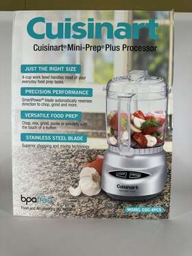 Cgc-4pc5 General Cuisinart Mini Prep Plus Food Processor Silver New In Factory Box Sealed