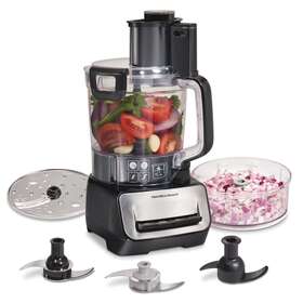 Alkc6 Hamilton Beach 70585 Stack And Snap Duo Food Processor 14 Cup Capacity New