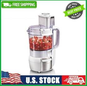 70729fg Hamilton Beach Food Processor 12 Cup Capacity Stack And Snap Design White