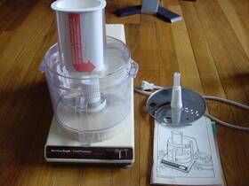 717-1 Hamilton Beach Single Speed Food Processor Vintage Tested