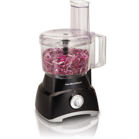 00598915 Hamilton Beach Food Processor 8 Cup Large Feed Chute 2 Speed Pulse 450 Watt