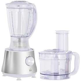 Homcom 196393442487 2 In 1 Blender Food Processor Combo For Chopping Slicing Shredding Minc Inch