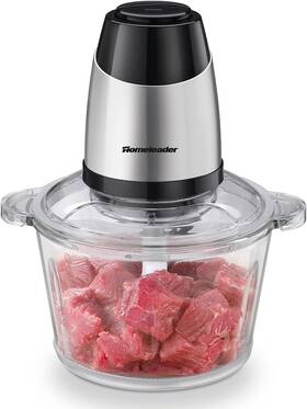 K56-023 Homeleader Procesador De Alimentos 8 Tazas Acero Inoxidable Potente 450 W Nuevo 2023