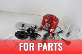 Js-ds-1020-rd-us Homtone For Parts Professional Food Processors Chopper 600w 16 Cup Bowl