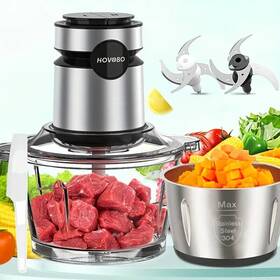 Jh651540 Hovobo Food Processor Meat Grinder 8-cup Chopper Electric Vegetable 350w