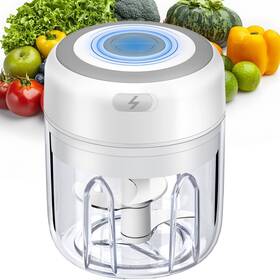 Ignisaurum 093337576812 Electric Vegetable Chopper Rechargable Usb Blender To Portable Foo
