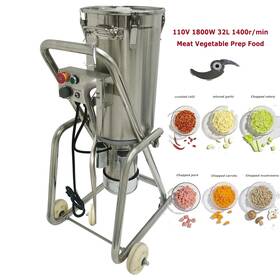 Intsupermai 762102903923 32l Food Processor 110v Chopper Cutter Medicinal Grinder