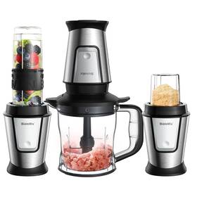 700w Kangoor Express 313028335345 3-in-1 Multifunctional Food Processor Portable Juicer Blender Personal Smoo
