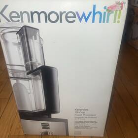 04202 Kenmore Whirl 10 Cup Food Processor Silver New In Box