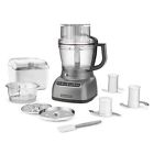 Kfp1333wh Kfp1333cu Food Ship Contour Kitchenaid Processor Fast 13-cup Silver Brand