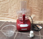 Kfp70qgc1 Kitchenaid Red Cup Food Processor With Mini Bowl And Blade