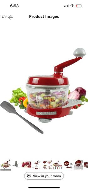 Kirkwood Kitchen 708210463461 Manual Food Processor Meat Grinder Vegetable Chopper