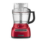 Kitchen Aid 13 Cup Food Processor Candy Apple Red Refurbished Christmas Gift 883049330471