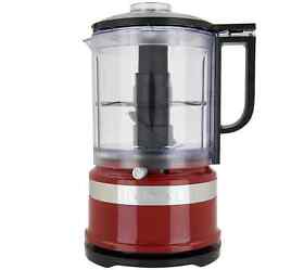 Kitchen Aid 5-cup One-touch 2-speed Food Chopper With Whisking Blade Silver New