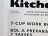 Kfp77wber Kitchen Aid 7-cup Work Bowl Empire Red Replacement Only