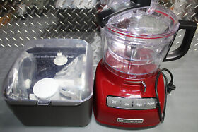 Kfp0935qgc Kitchen Aid Red Food Processor And Accessories Works