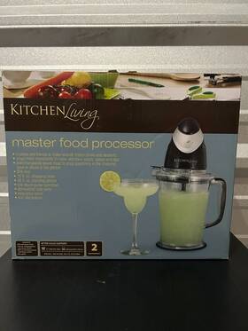 Mc4420e Kitchen Living Master Food Processor In Box