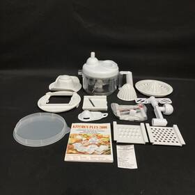 Kitchen Plus 134869199398 2000 Eight In One Chopper Slicer Juicer