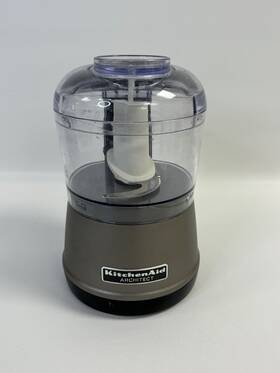 Kfc3511acs Kitchenaid 3511 Food Chopper 3.5 Cup Mini Processor Gray Tested