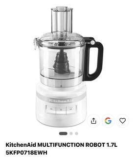 5kfp0718ewh Kitchenaid 1.7l Full-size Food Processor White Electric 2-speed