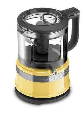 606309-kfc3516my-cr Kitchenaid Refurbished 3.5-cup Mini Food Processor Majestic Yellow Certifi