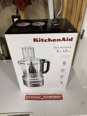 Kitchenaid 883049601212 Food Processor Contour Silver 7 Cups