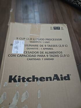 K41122 Kitchenaid Kitchen Aid 9 Cup Food Processor- Cinnamon Gloss
