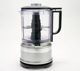K88618 Kitchenaid 5-cup One-touch 2-speed Food Chopper With Whisking Blade Contour Silver