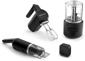 Kbur131bm Kitchenaid Go Cordless Bundle With Hand Mixer Food Chopper And Kitchen Vacuum