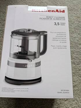 Kfc35116wh Kitchenaid Food Chopper 3.5 Cup